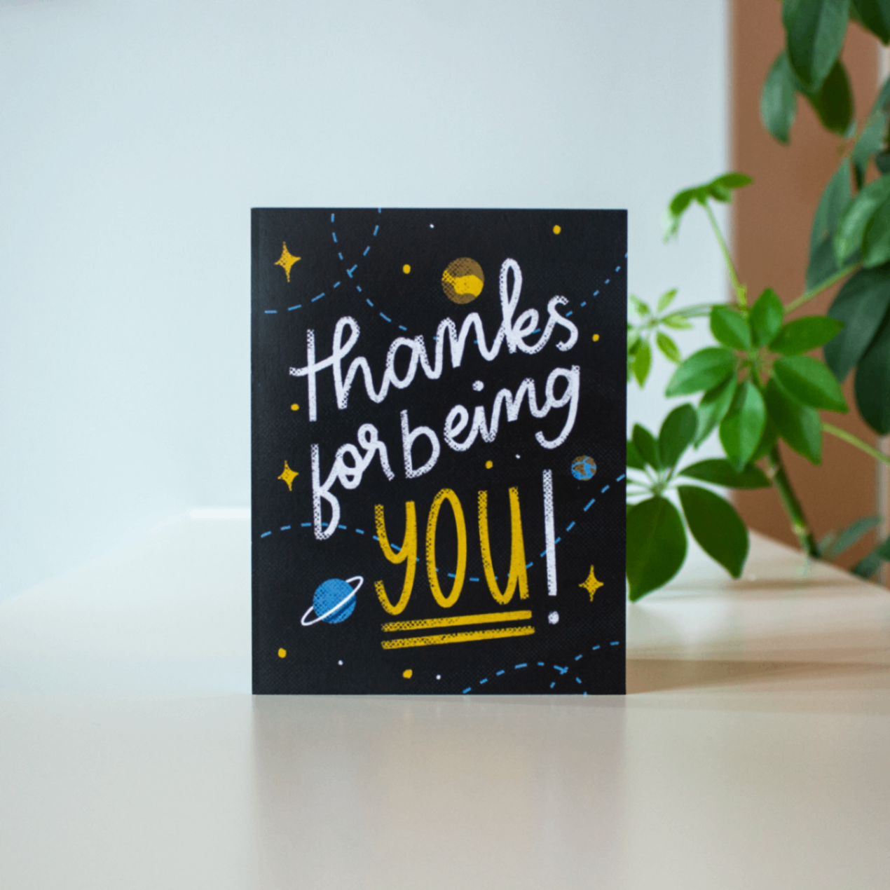 Thank You Card — You're Out of This World
