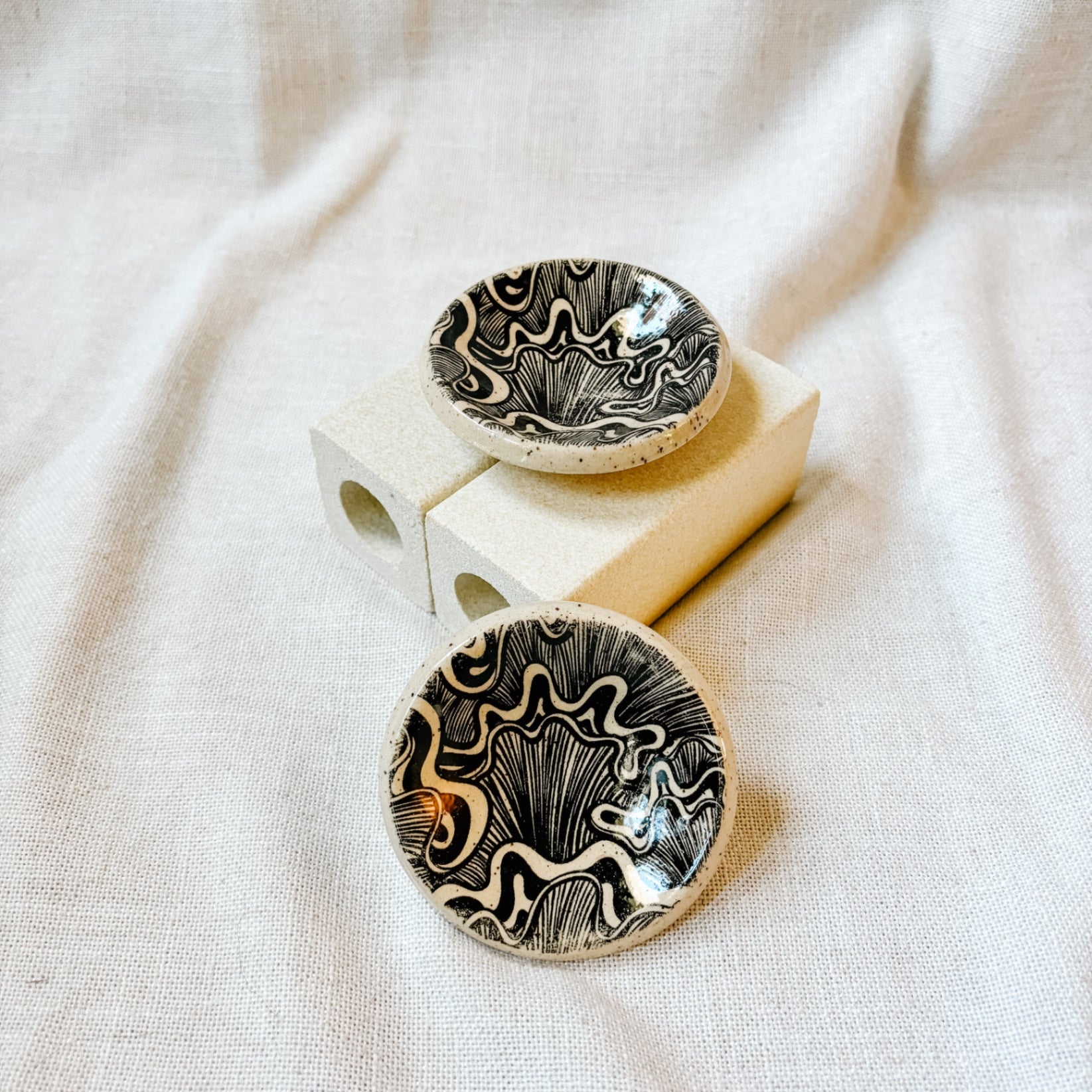 Mini Trinket Dish - Swirls