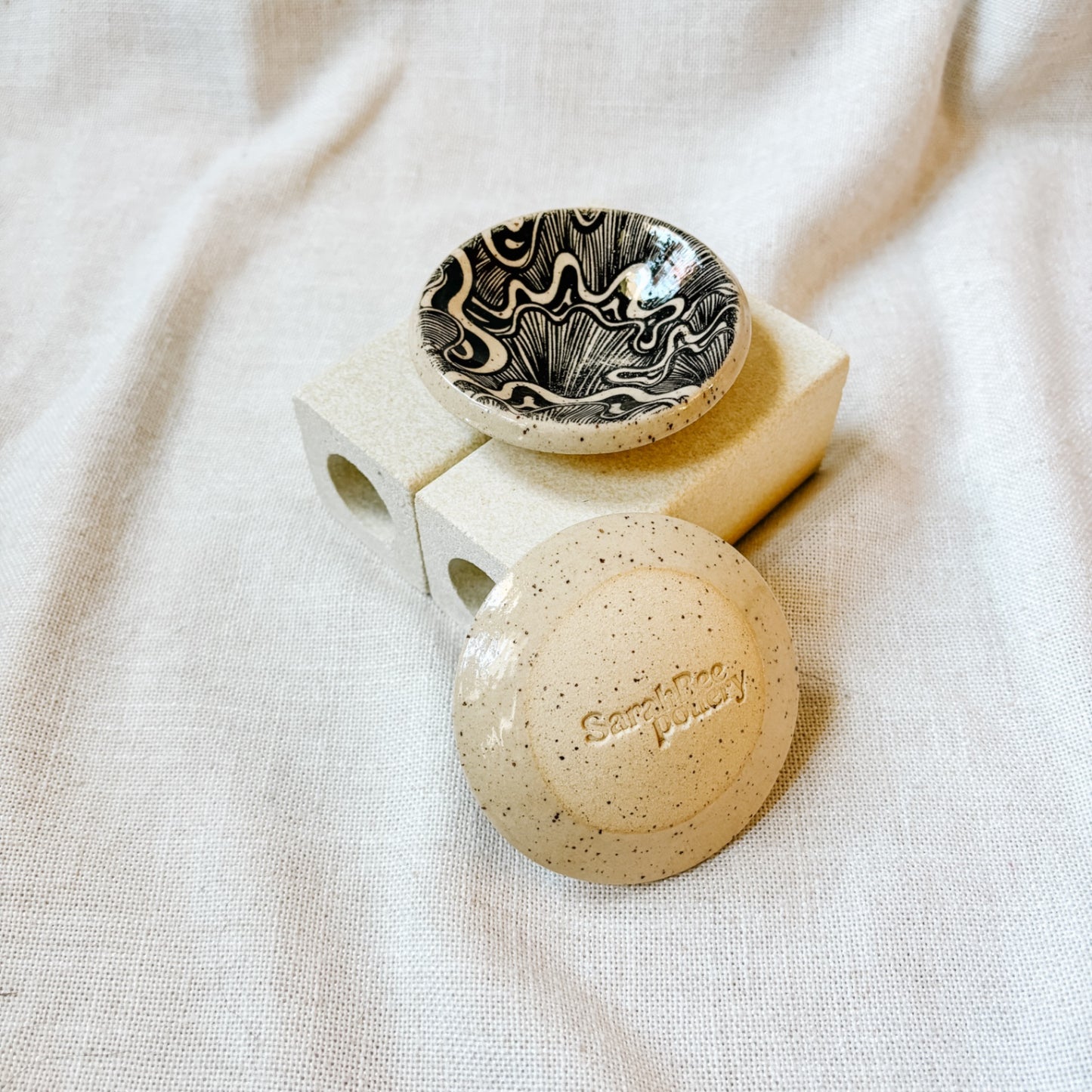 Mini Trinket Dish - Swirls