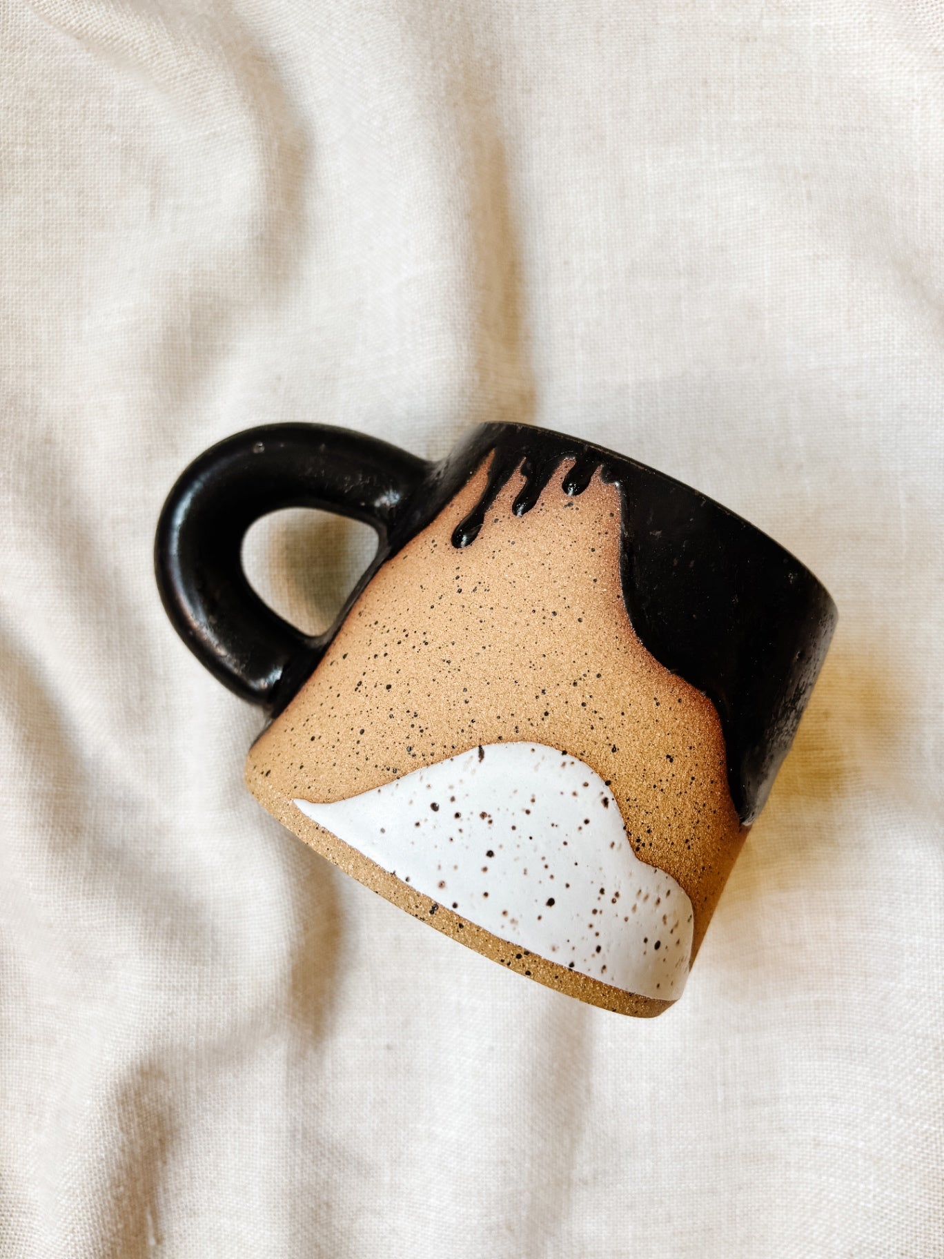 Mug - Matte Black & White