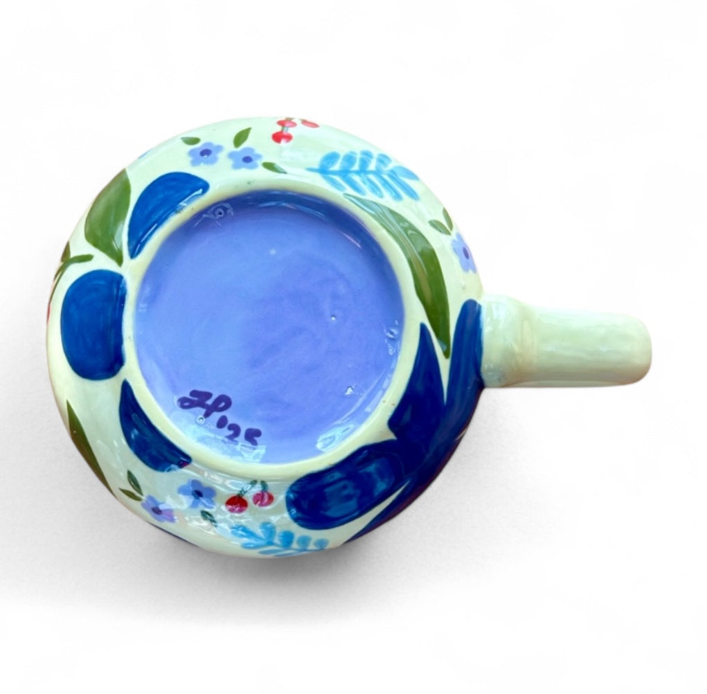 Latte - Yellow Florals