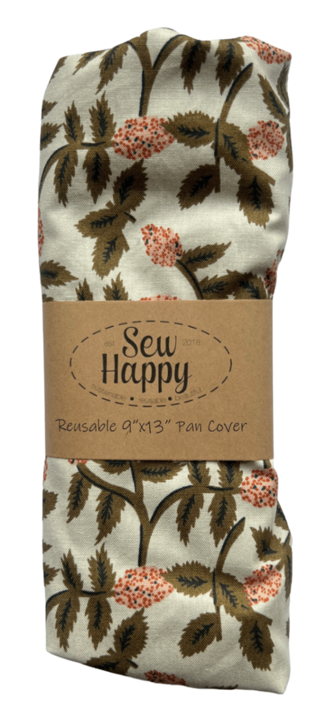 Reusable 9" x 13" Pan Cover - Thistles