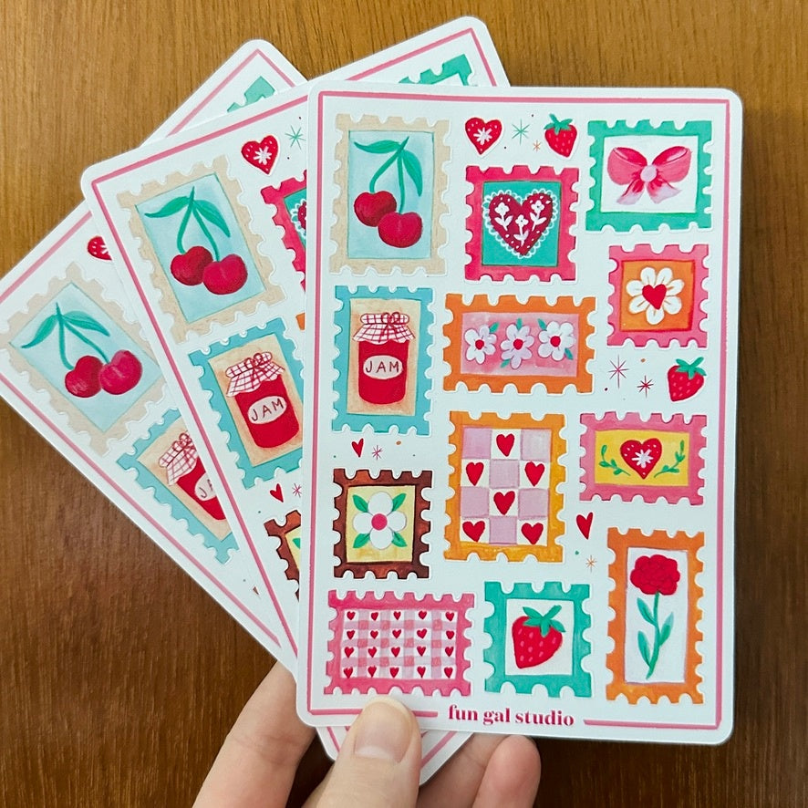 Soft & Sweet Stamps Sticker Sheet