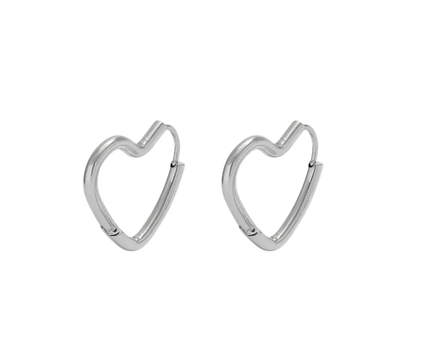 Lovergirl II Hoops Silver