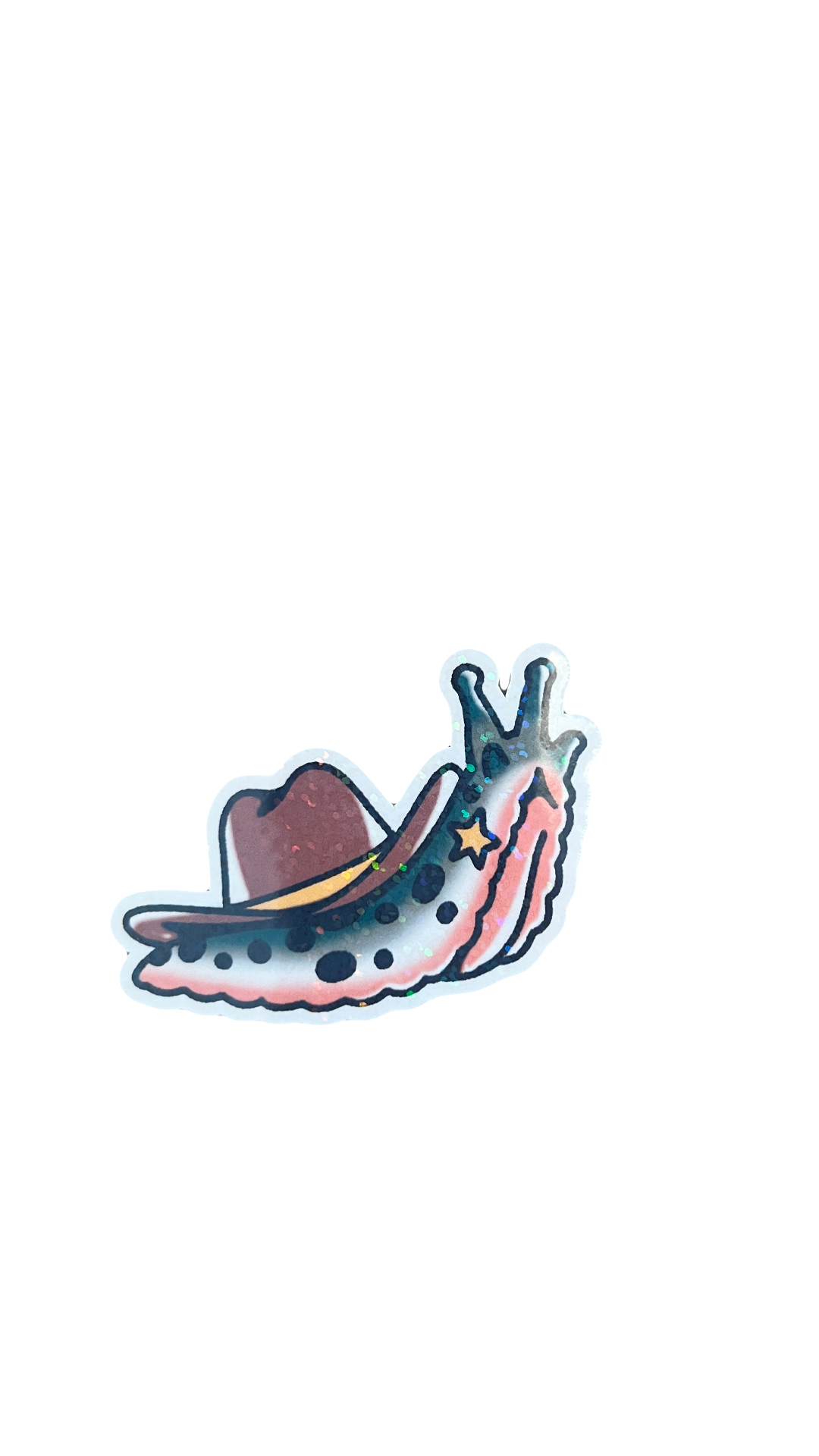 Snail Cowboy Hat Sticker
