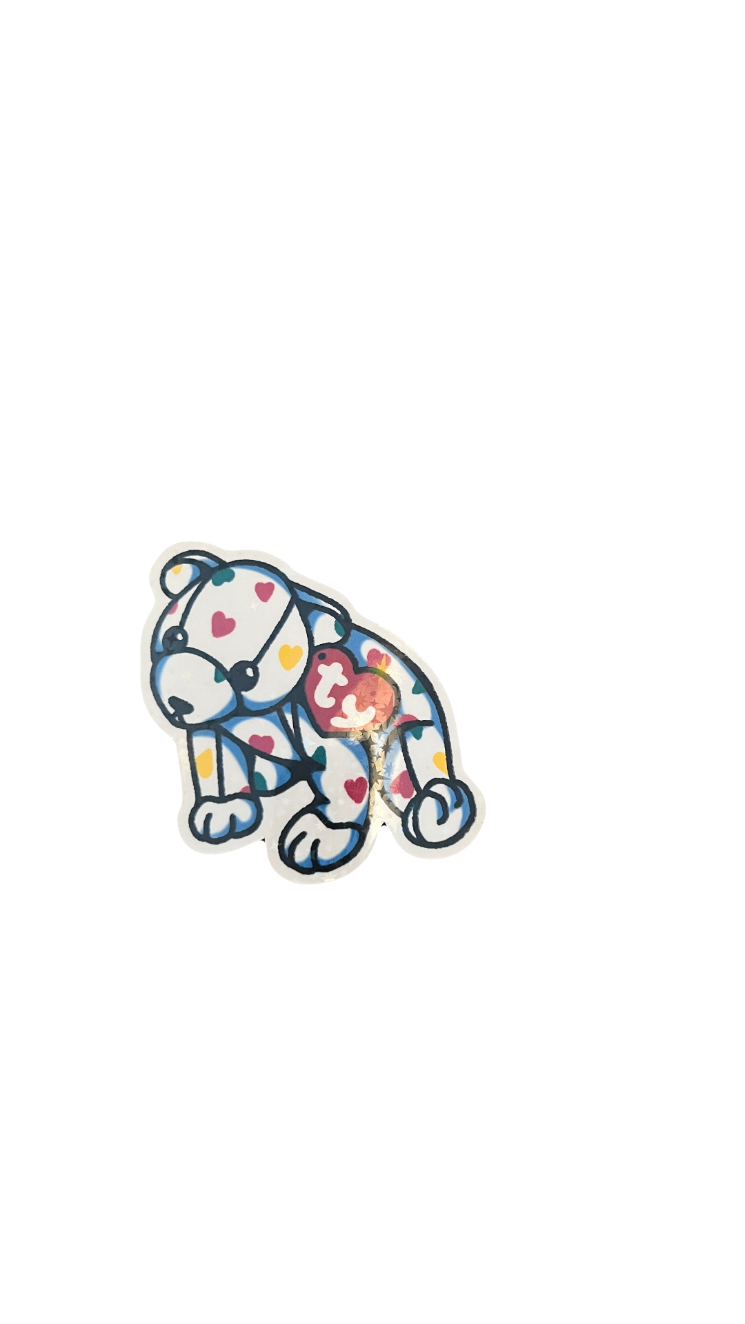 Beanie Baby Bear Sticker
