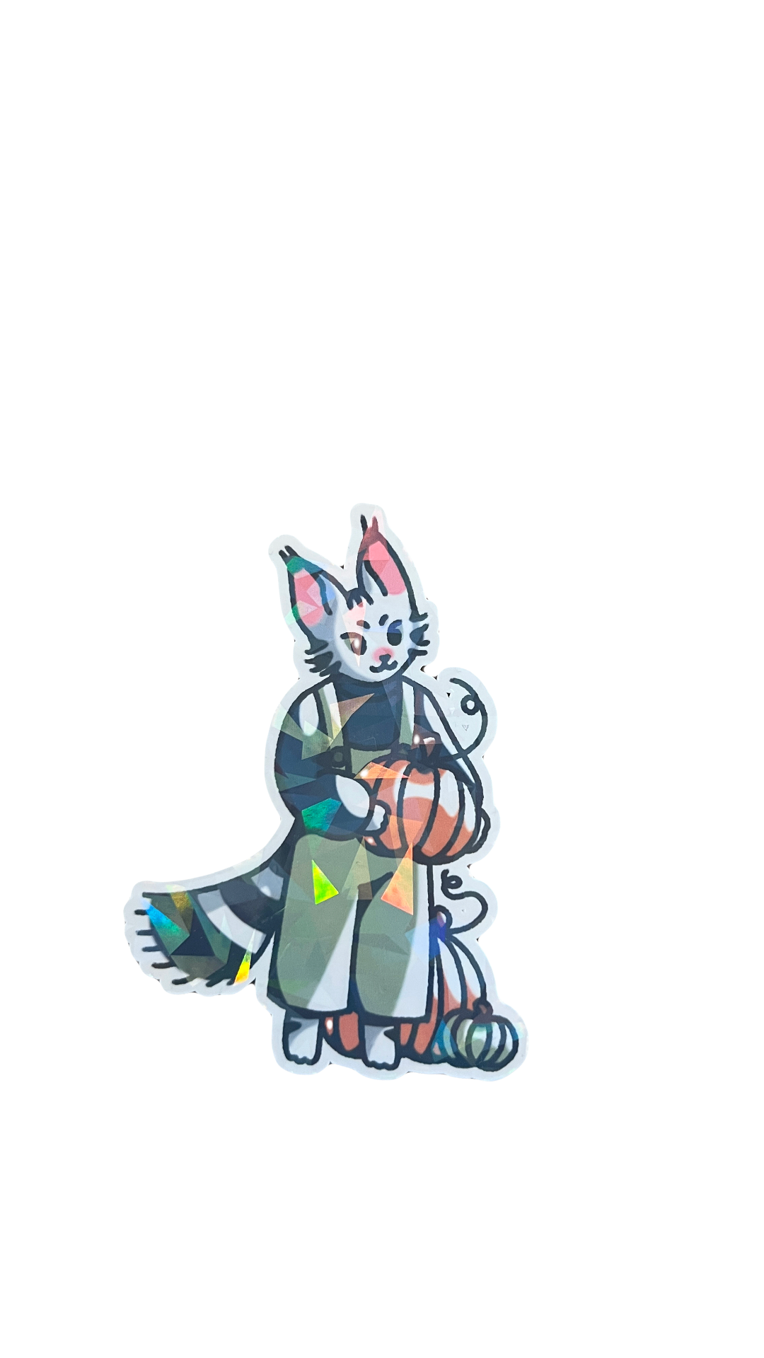 Cat Pumpkin Sticker