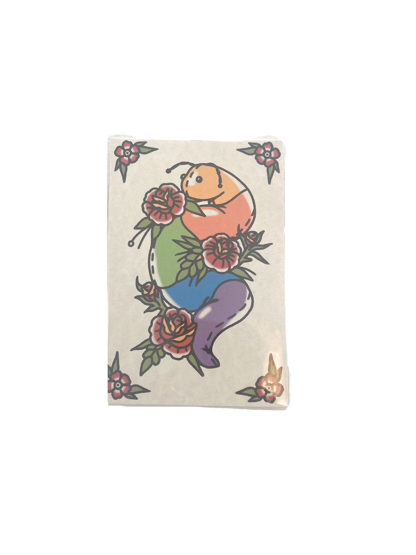 4x6 Beanie Baby Worm Print