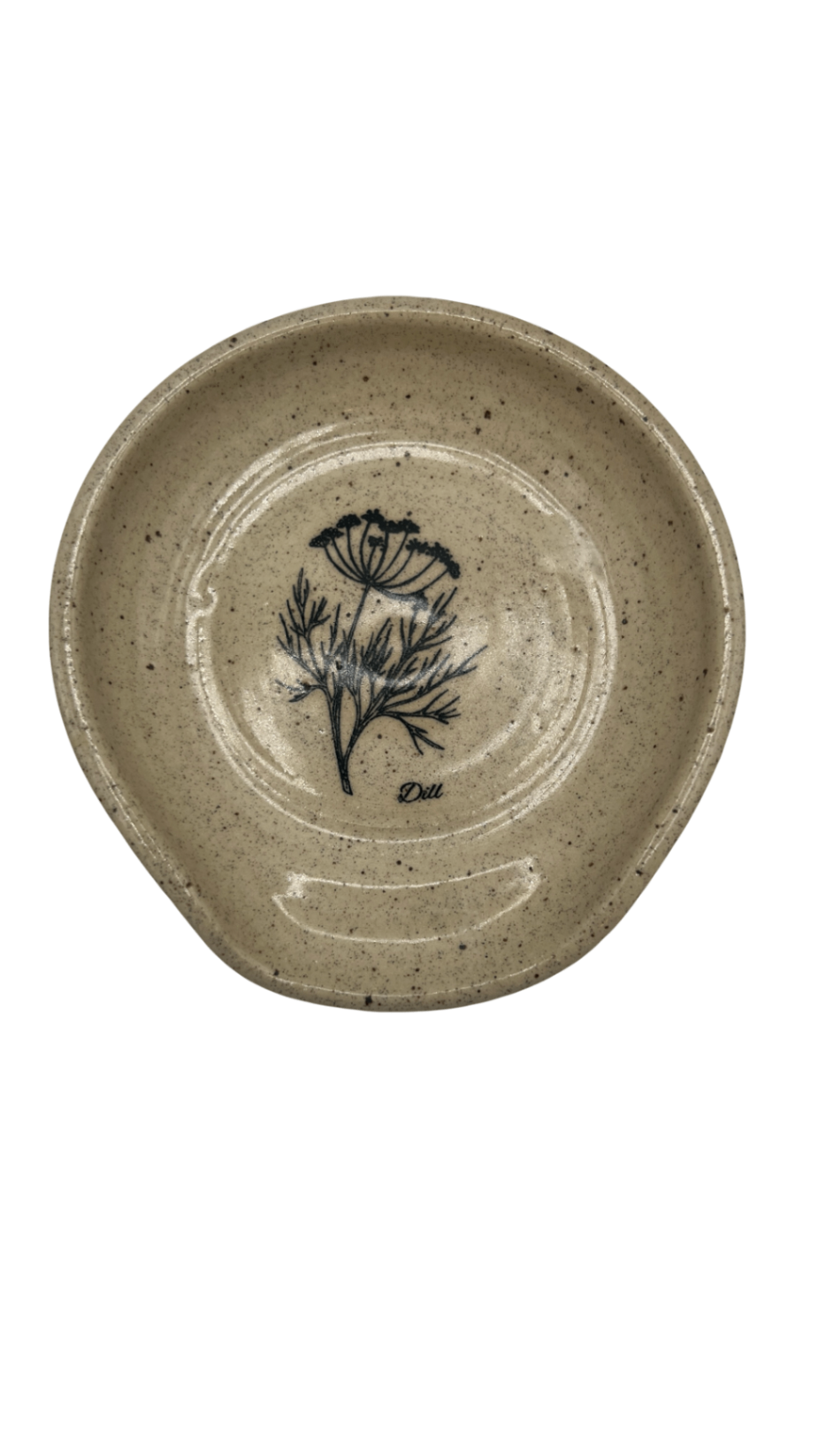 Ceramic Spoon Rest- Dill