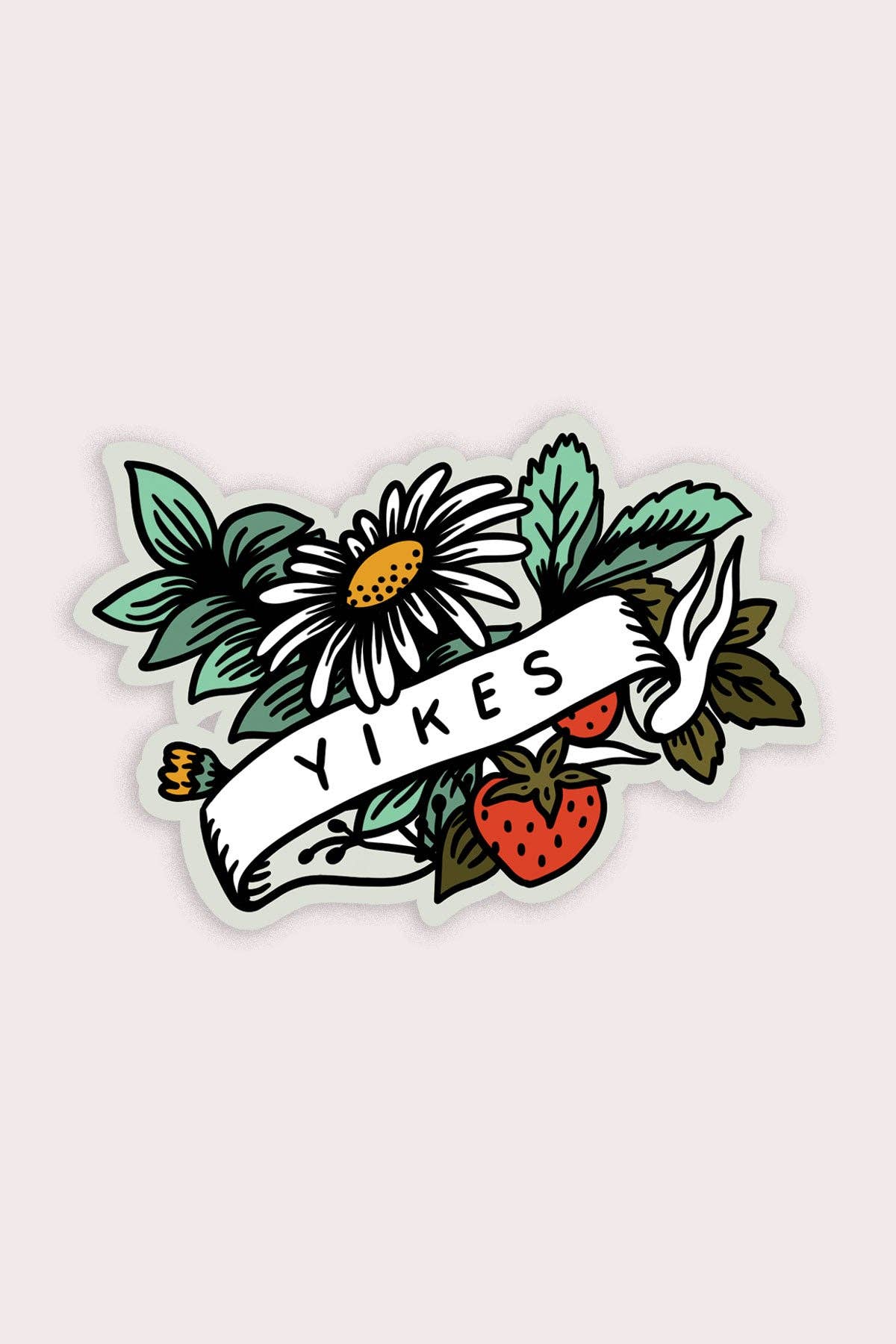 Yikes Sticker | Waterproof Vinyl Sticker