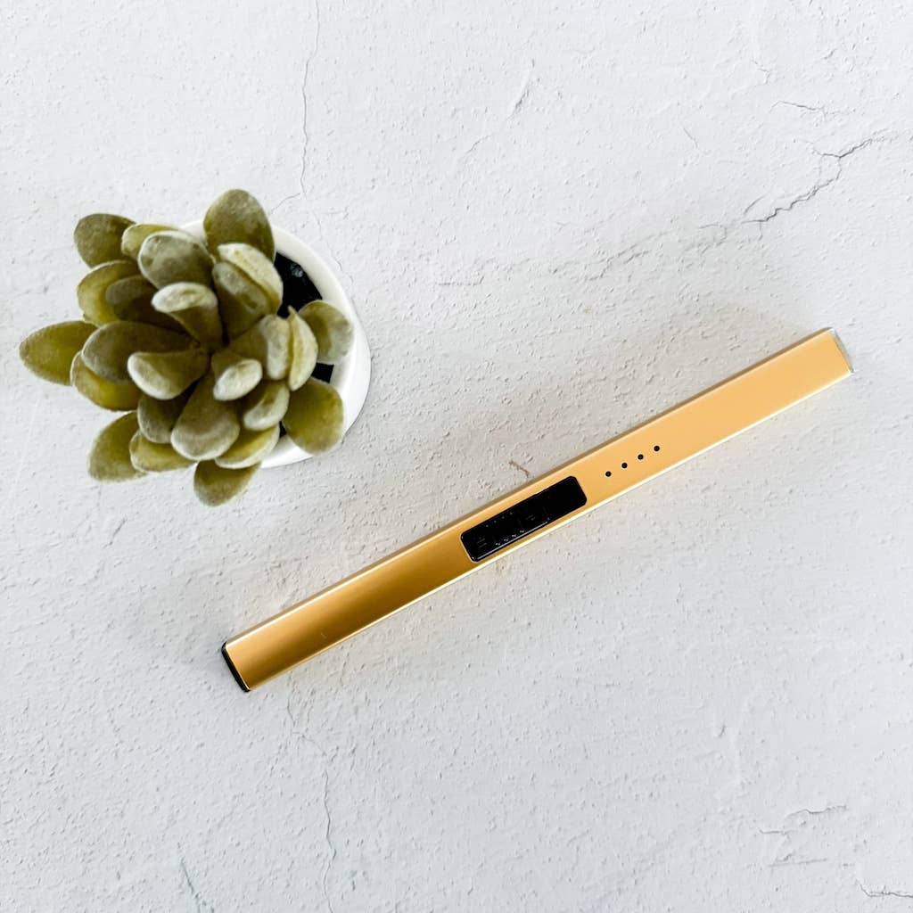 USB Eco Candle Lighter: Gold
