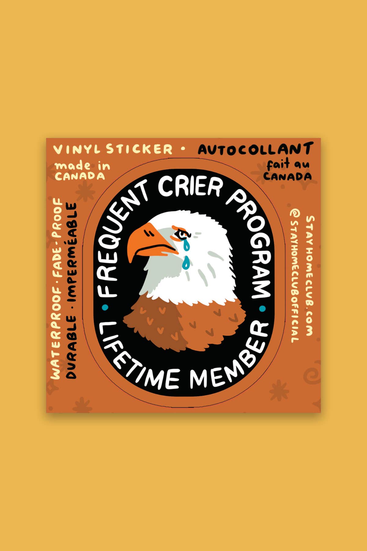Frequent Crier Sticker | Waterproof Vinyl Sticker