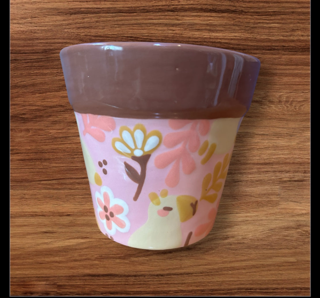 Capybara flower pot