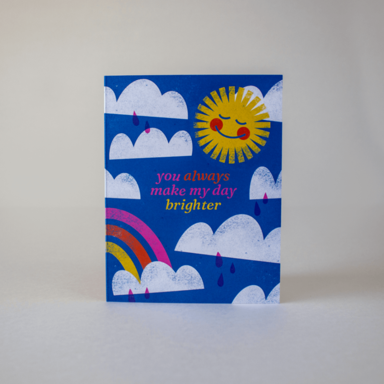 Thank You Card — You Make My Day Brighter
