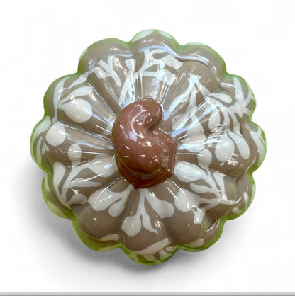 Vine Pumpkin Jar - Taupe