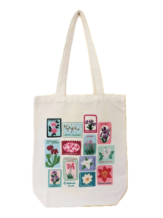 Canadian Provincial Flowers Tote Bag
