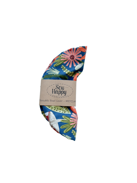 Medium Reusable Bowl Cover - Mushrooms