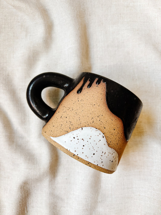 Mug - Matte Black & White