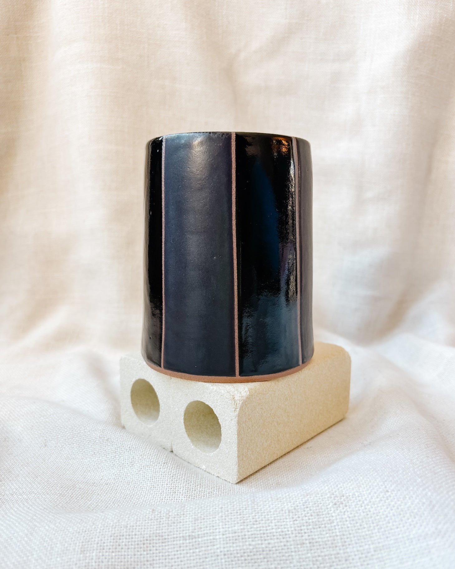 Tall Cup - Matte & Glossy Black