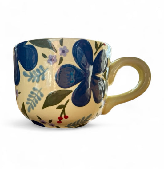 Latte - Yellow Florals
