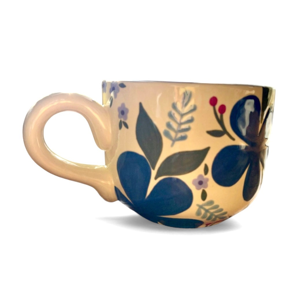 Latte - Yellow Florals
