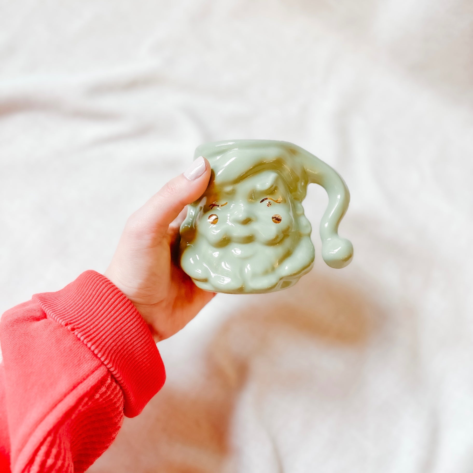 Large Santa Mug - Green