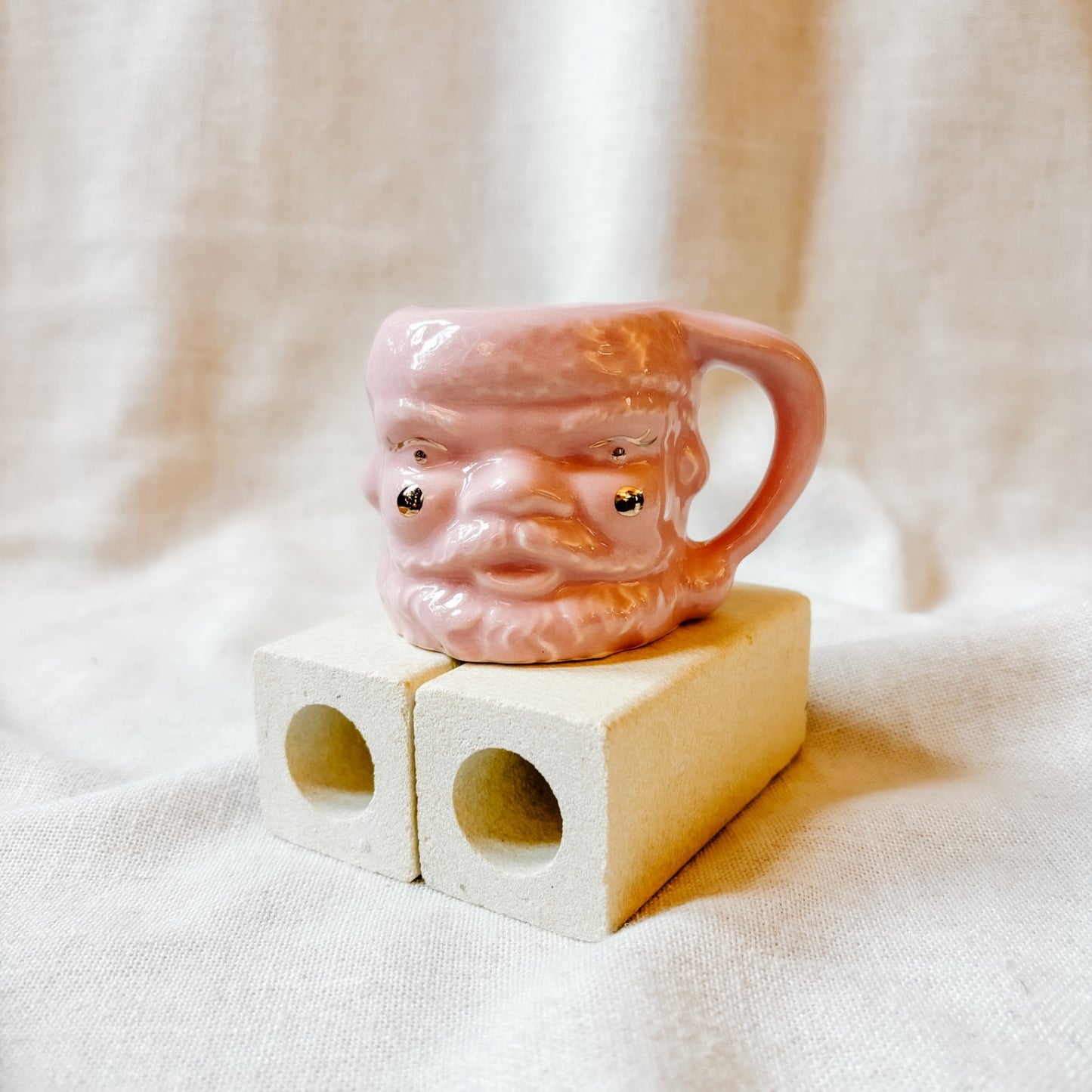 Small Santa Mug - Pink