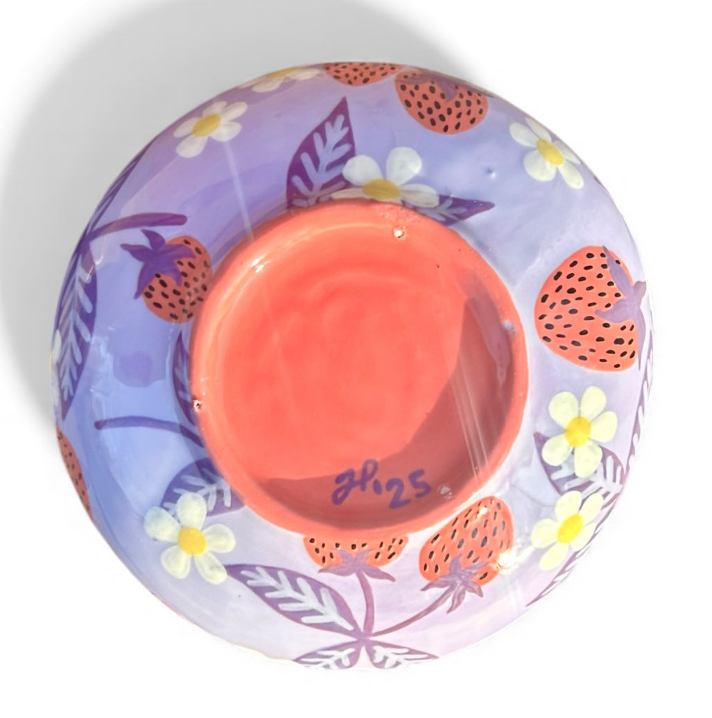 Yarn Bowl - Strawberries