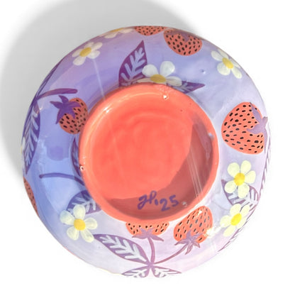 Yarn Bowl - Strawberries