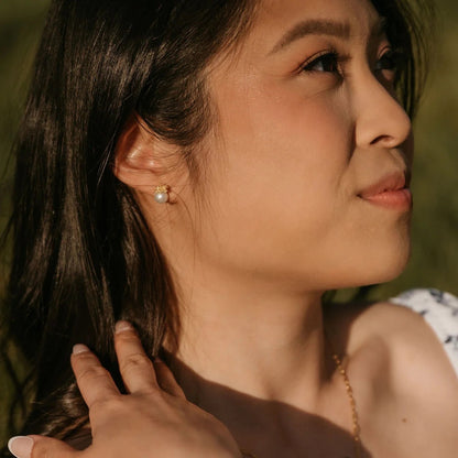 Coco Pearl Earrings - Gold