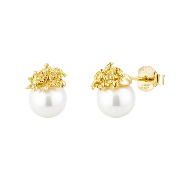 Coco Pearl Earrings - Gold