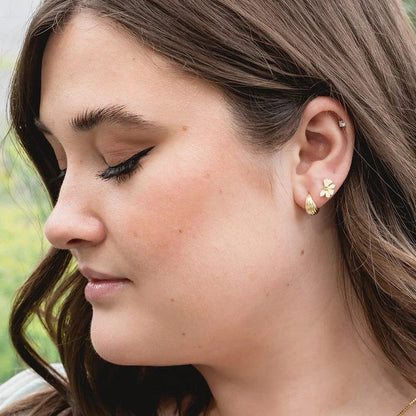 Petal Studs - Gold