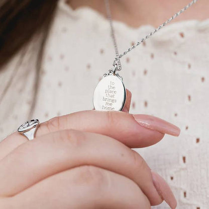 Home Necklace - Gold