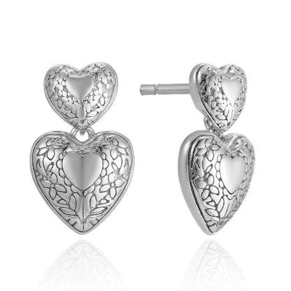 Heartsong Studs - Silver