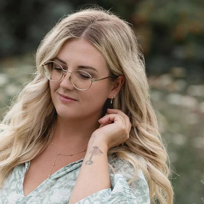 Light of the Moon Hoops - Silver