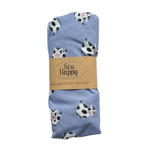 Reusable 9" x 13" Pan Cover - Cows