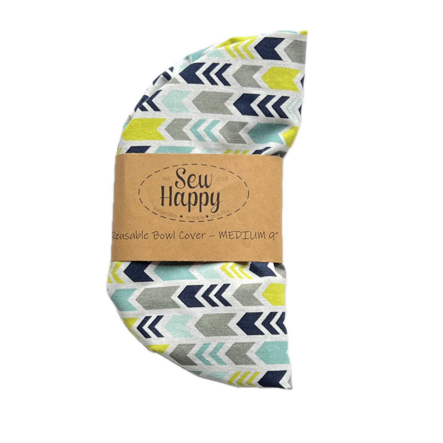 Medium Reusable Bowl Cover - Geometric