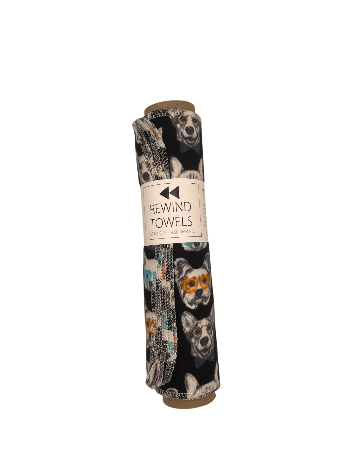 Rewind Towels (Large) - Dogs Wearing Glasses