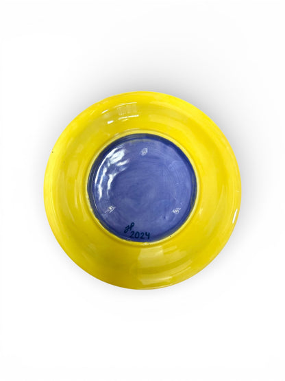 Dinner Plate - Yellow Flowers