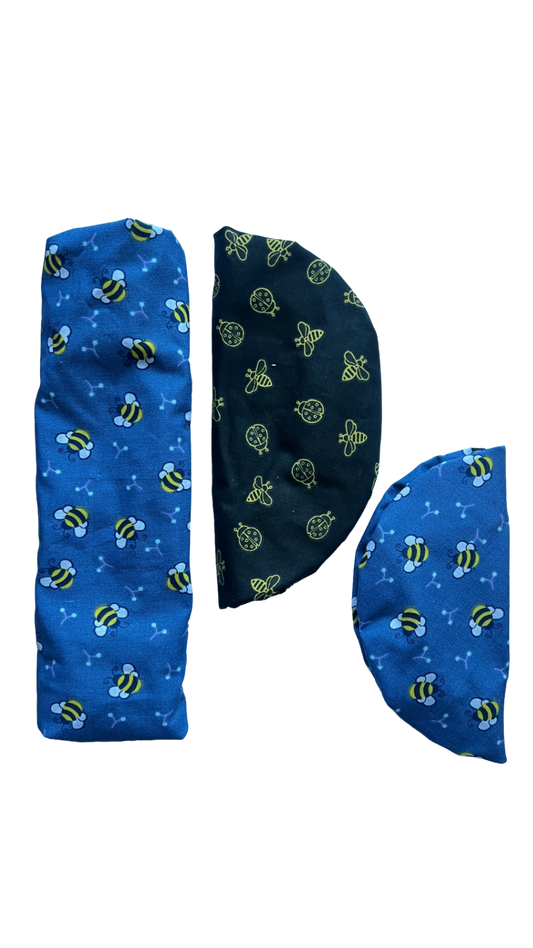 Set of 3 Bowl Covers - Bees