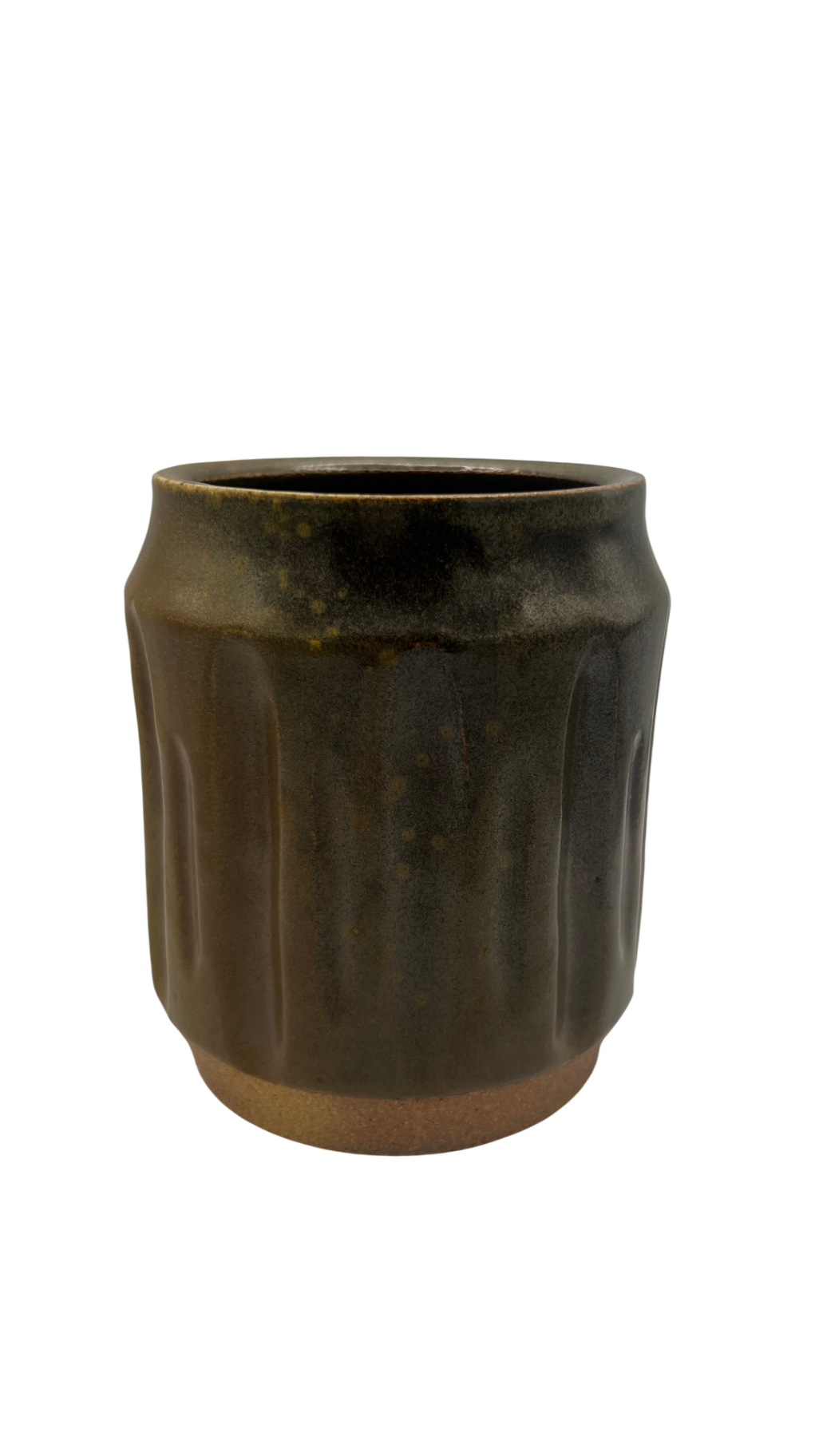 Ceramic Striped Vessel