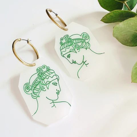 Statue Earrings