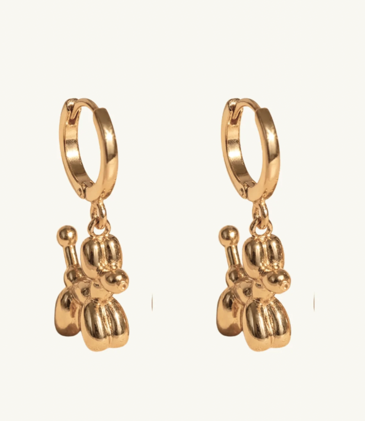 Balloon Dog Gold Huggies