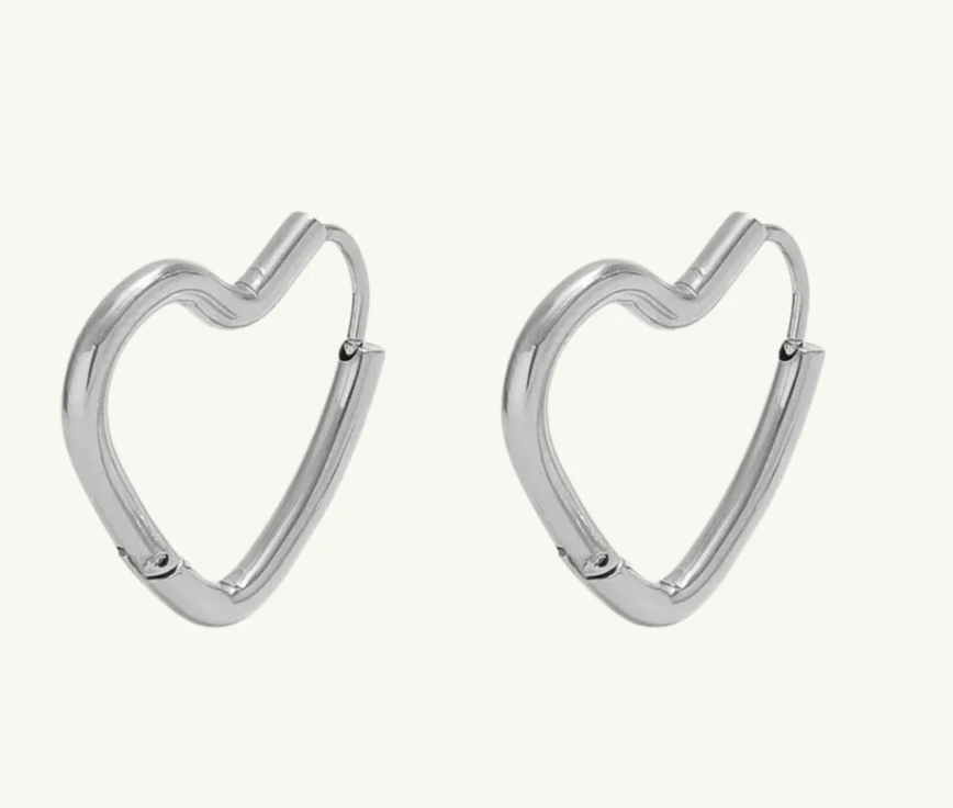 Lovergirl II Hoops Silver