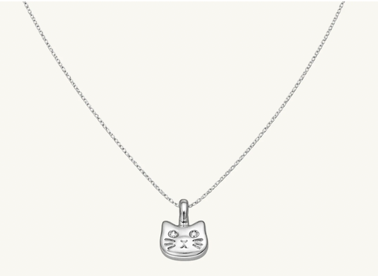 Meow Pendant Silver