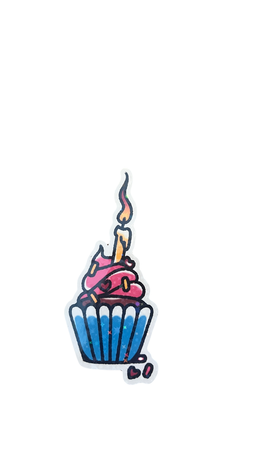 Cupcake Sticker