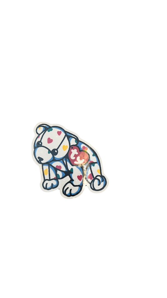Beanie Baby Bear Sticker