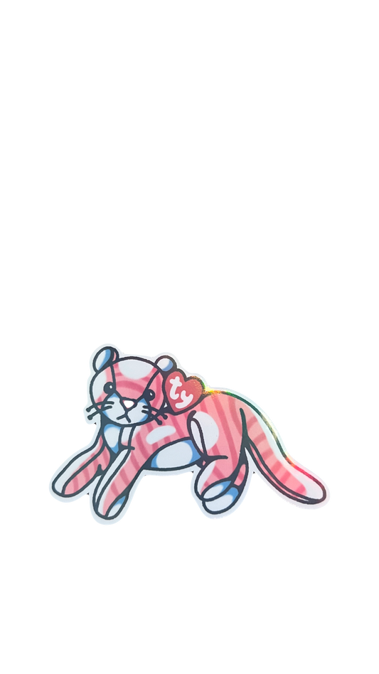 Beanie Baby Tiger Sticker