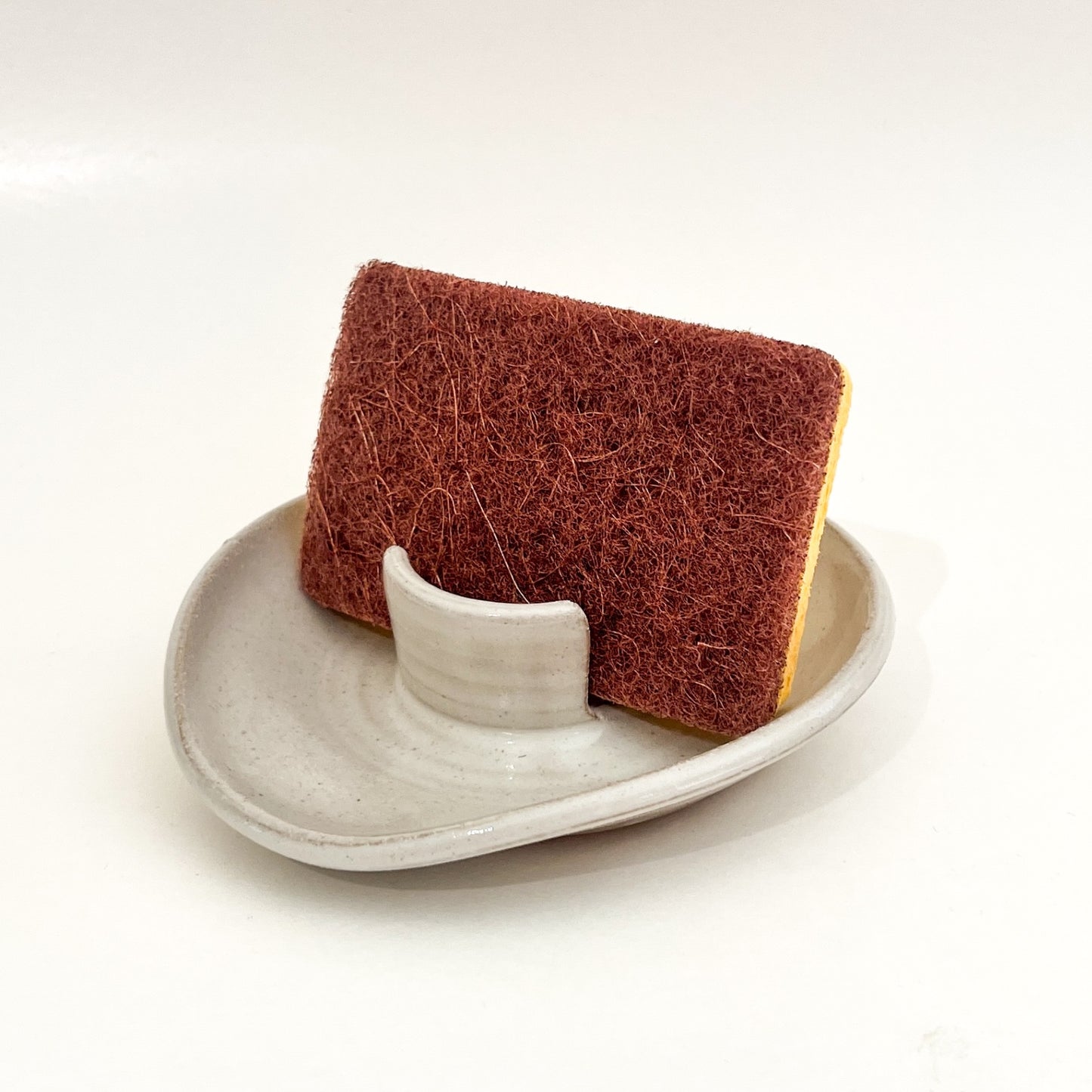 Ceramic Sponge Holder - White