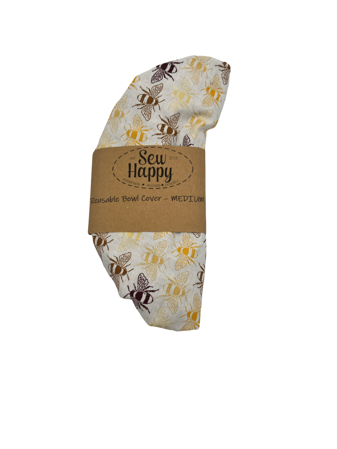 Reusable Bowl Cover - Medium 9" - Bees